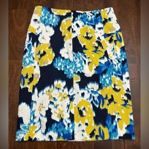 Lysse New York Floral Stretchy Pull-On Lined Skirt Women’s Size M